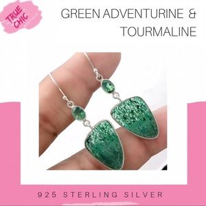 Green Tourmaline Earrings